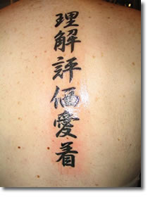 Japanese Kanji Symbol Tattoo Design