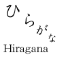 hiragana symbols